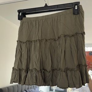 Princess Polly Green Skirt